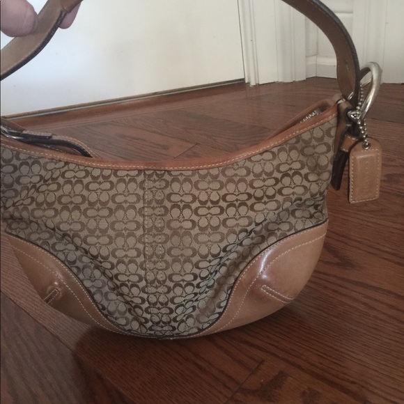 Coach Miniature Canvas Shoulder Bag - Picture 7 of 8